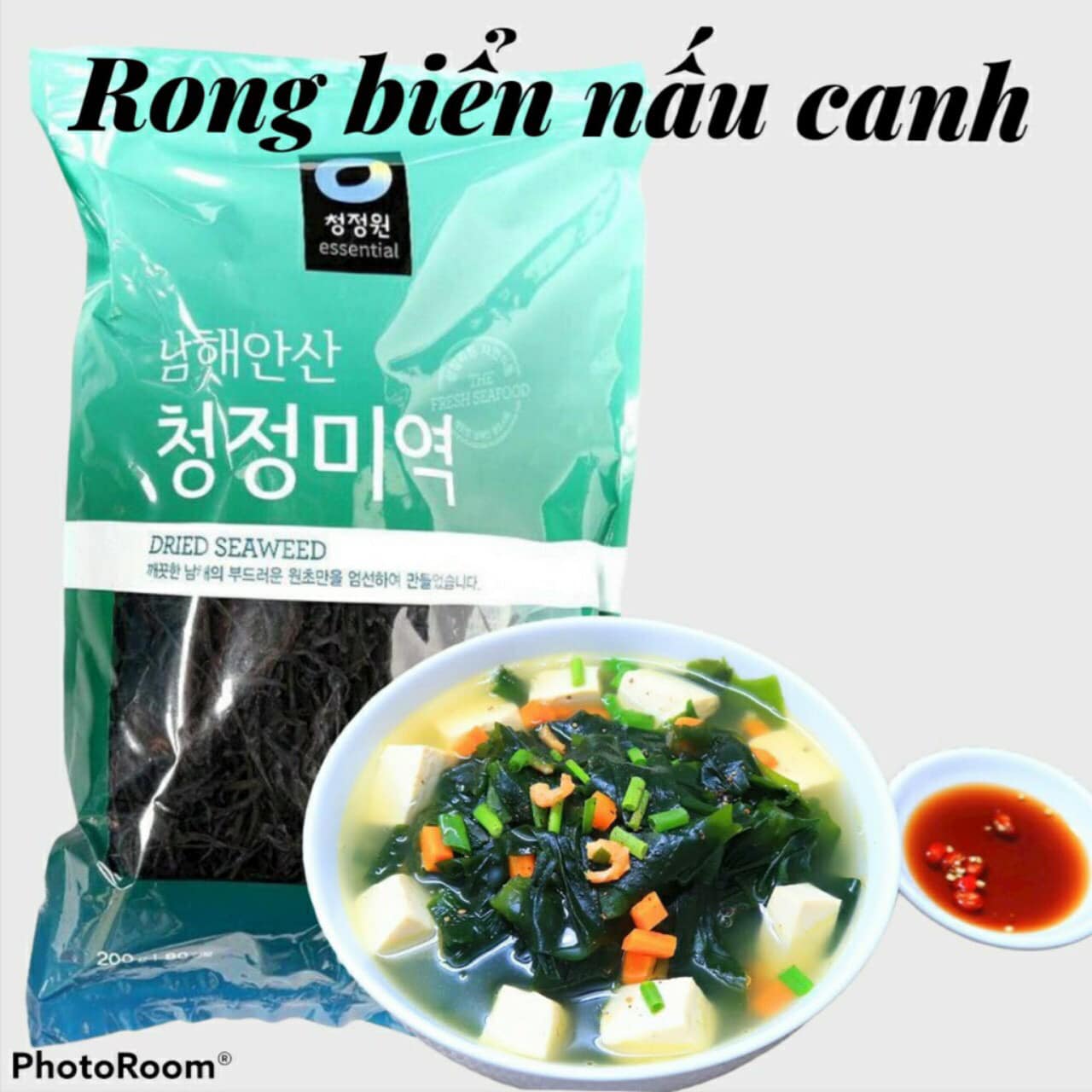 Combo 3 gói rong biển khô nấu canh gói 50g daesang nhập khẩu hàn quốc hàn quốc
