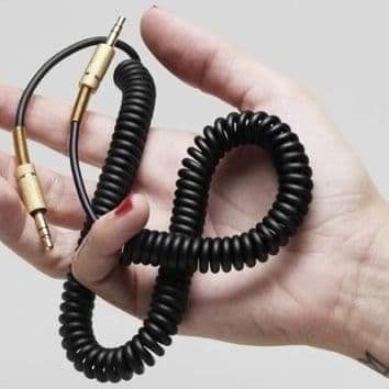 [HCM]Cáp Âm Thanh 3.5mm Marshall ZIN (Đen/Trắng) đầu cáp mạ vàng xịn