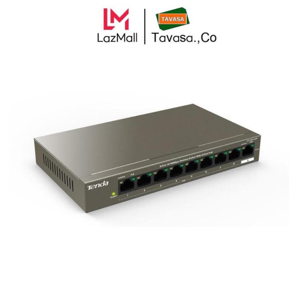 Thiết bị switch poe 9 cổng tốc độ 100m tenda tef1109p