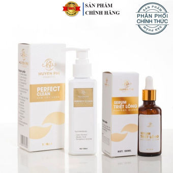 Bộ Kem Tẩy lông Huyền Phi và serum triệt lông vĩnh viễn - tẩy lông vĩnh viễn toàn thân an toàn , hiệu quả êm ái , không kích ứng da