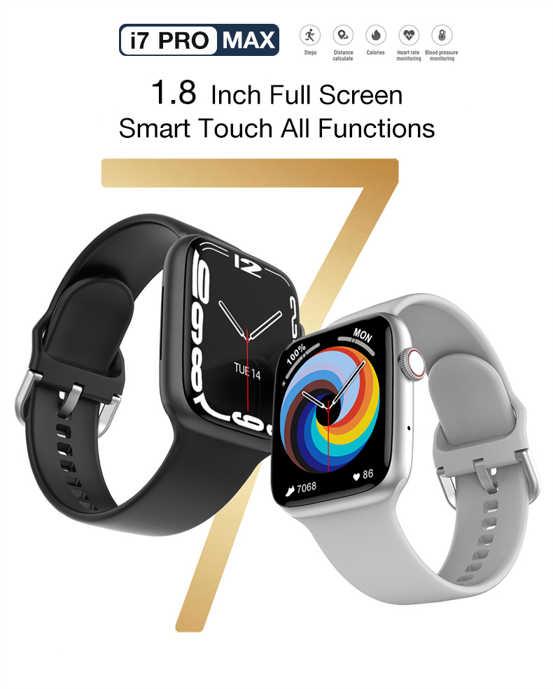 Generic 【Free Gift】！Original Smart Watch I7 Pro Max For Men Itness
