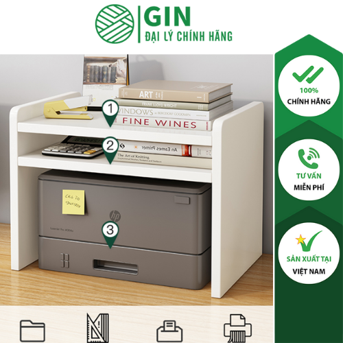 Kệ sách mini để bàn, Kệ để máy tính, Tủ đa năng nhiều tầng - GP193