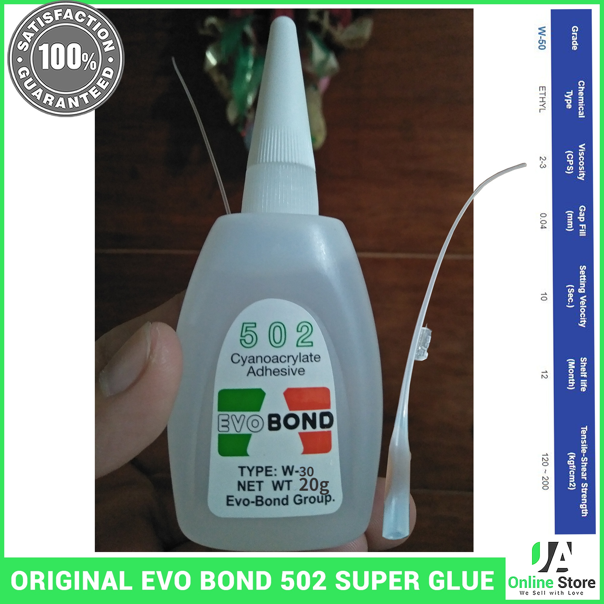 Evobond 502 Super Glue - Quick Dry Adhesive