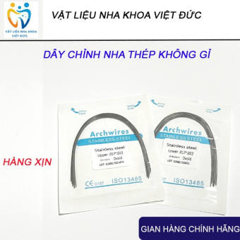 Dây cung ss chỉnh nha, vật liệu chỉnh nha, dây cung chỉnh nha