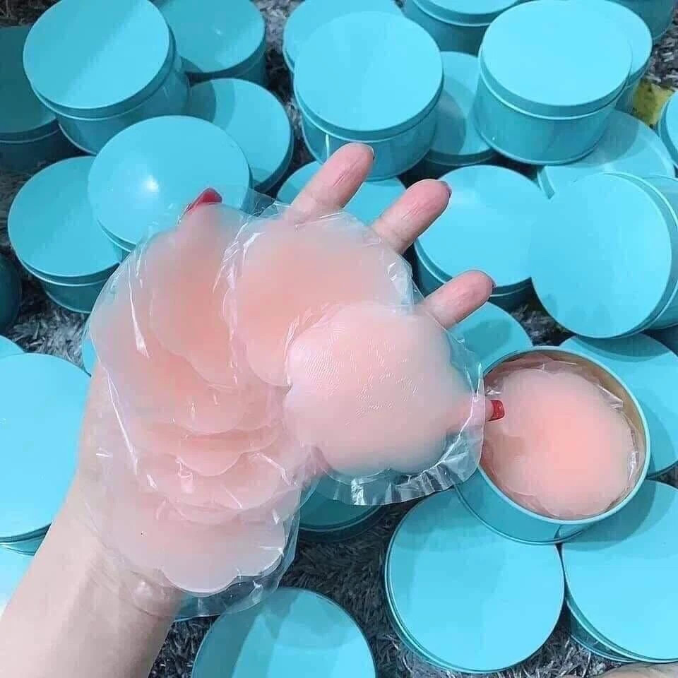 SET 4 CẶP DÁN NHŨ HOA SILICON DÍNH SIÊU CHẮC NÂNG NGỰC SEXY CAO CẤP MẶC ÁO DÂY ĐẦM DỰ TIỆC CỰC THOẢI MÁI - MIẾNG DÁN NÂNG NGỰC LOẠI TỐT DÍNH SIÊU CHẮC