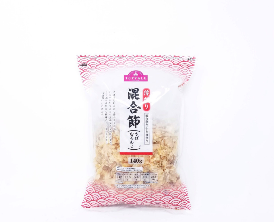 Cá bào khô topvalu nhật bản cho bé ăn dặm gói 80g