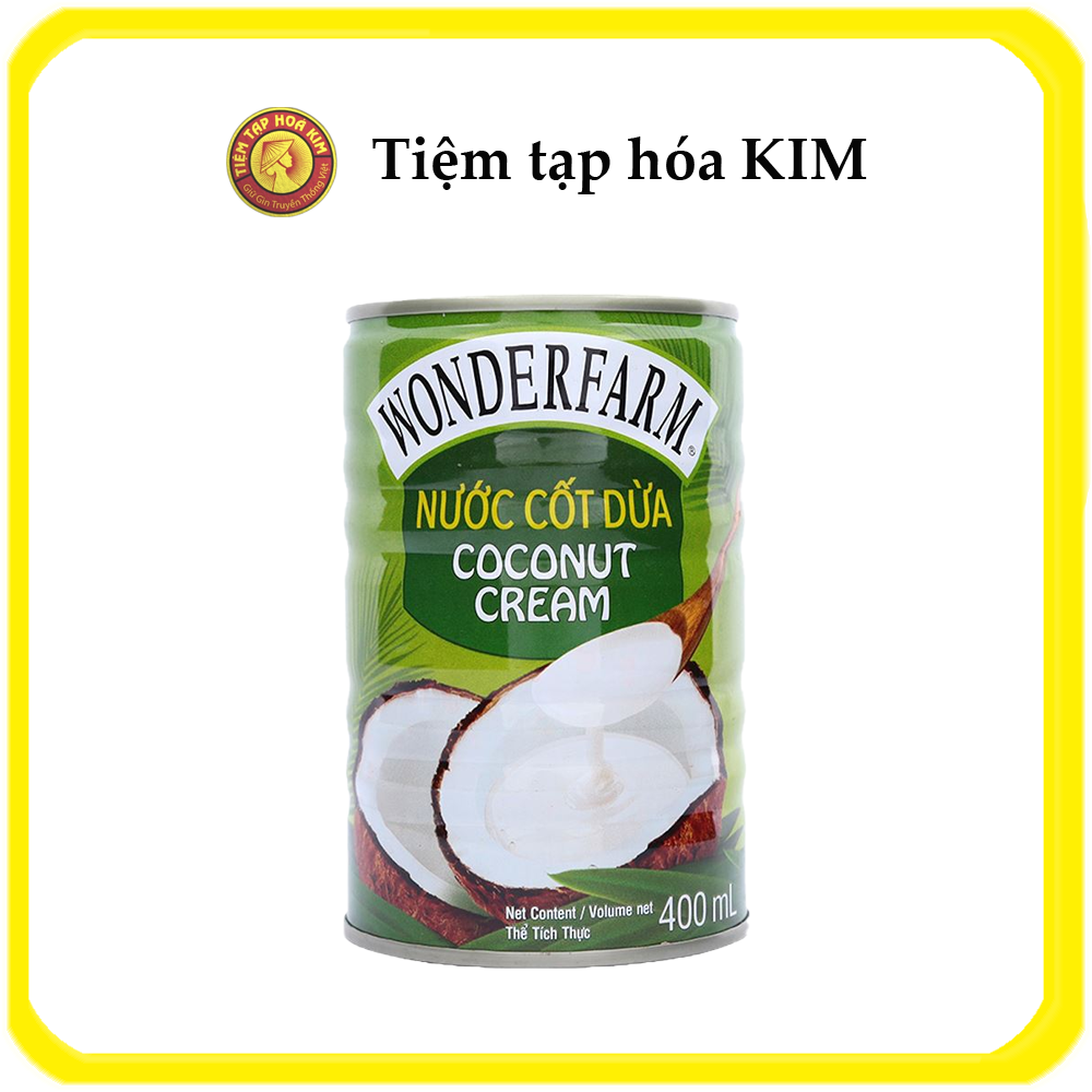Nước cốt dừa wonderfarm lon 400ml