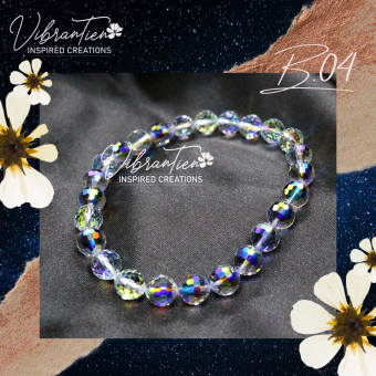 Vòng tay nữ pha lê Swarovski Áo tròn giác nhuyễn 8mm B.04