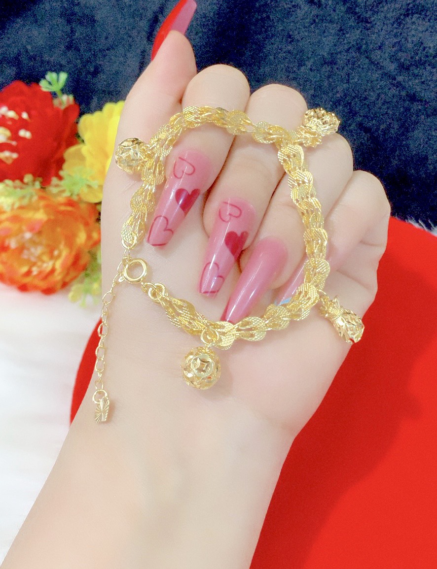 Lắc tay đuôi phụng mạ 18k cao cấp E98