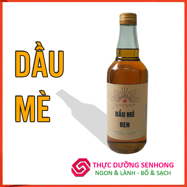 Dầu mè rang nguyên chất (500ml) - Thực dưỡng Sen Hồng