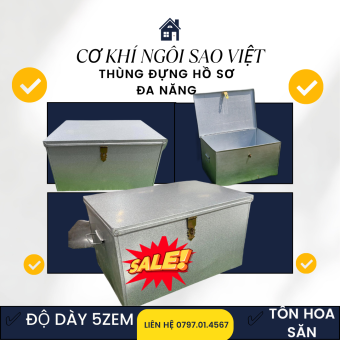 Thùng đựng hồ sơ, thùng đựng tài liệu (kích thước 50 x 35 x 25 cm) chất lượng cao