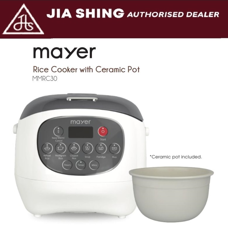 mayer rice cooker with ceramic pot