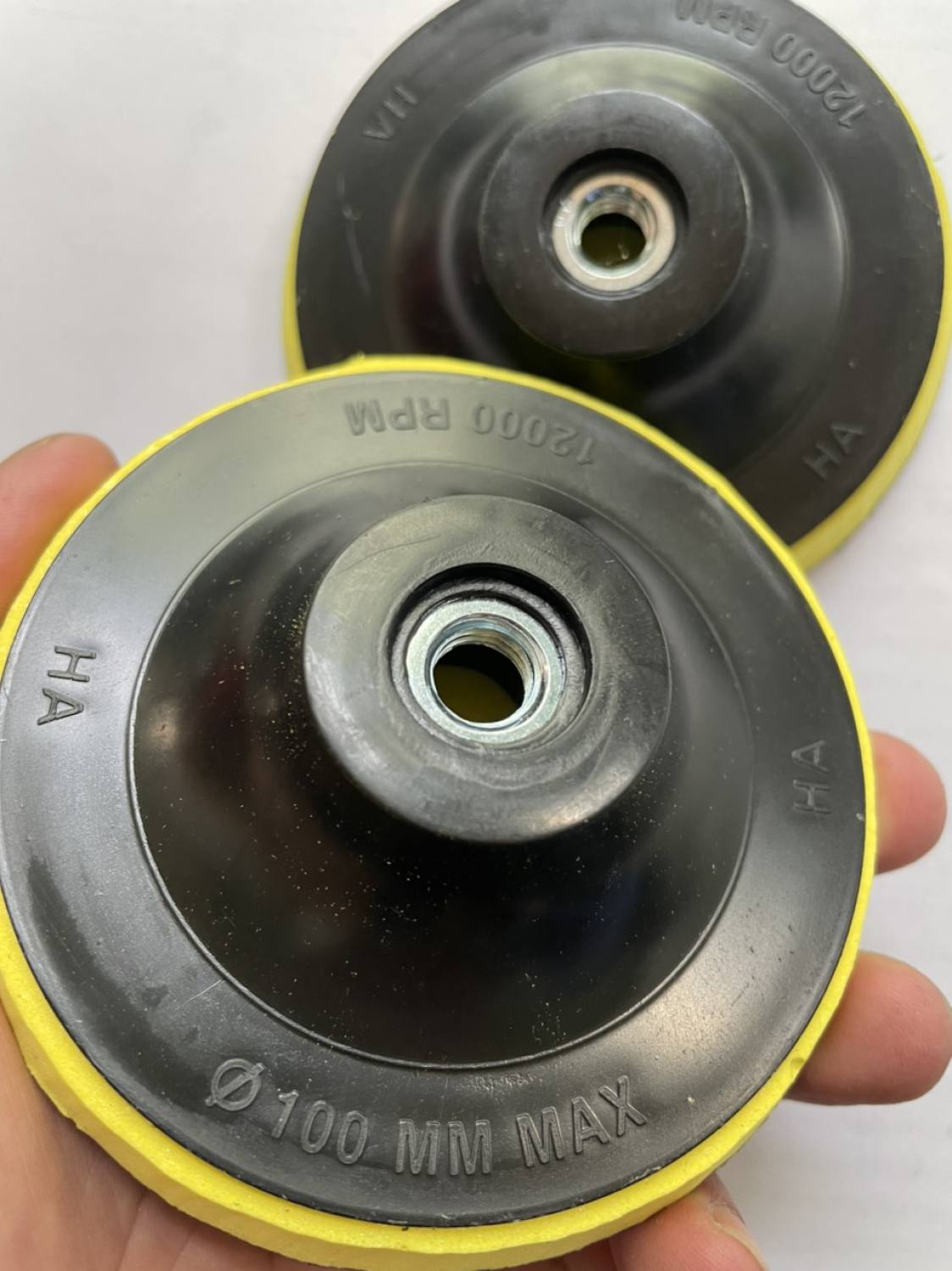 Đế chà nhám tròn tán M10 đường kính 100mm và 125mm