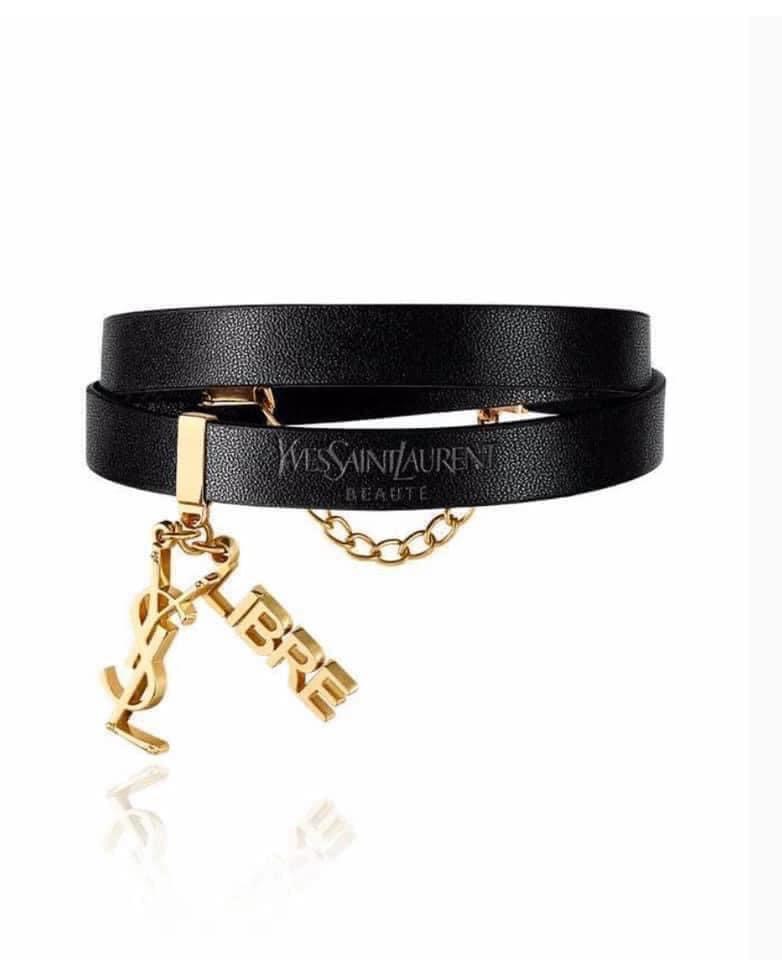 Vòng choker YSL Gift Libre Leather Bracelet