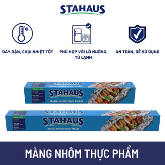 Màng nhôm thực phẩm STAHAUS (Giấy bạc nướng thực phẩm)