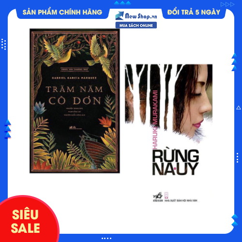 Sách - combo rừng na uy + trăm năm cô đơn - newshop