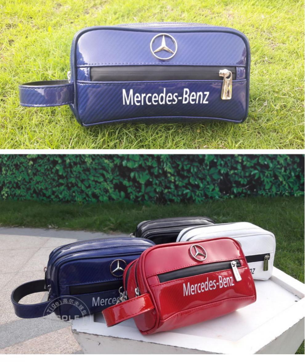 Túi cầm tay golf Mercedes da PU đựng phụ kiện cá nhân