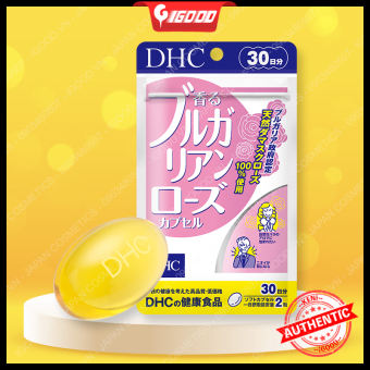 Viên uống hoa hồng DHC Bulgarian Rose Capsule thơm cơ thể