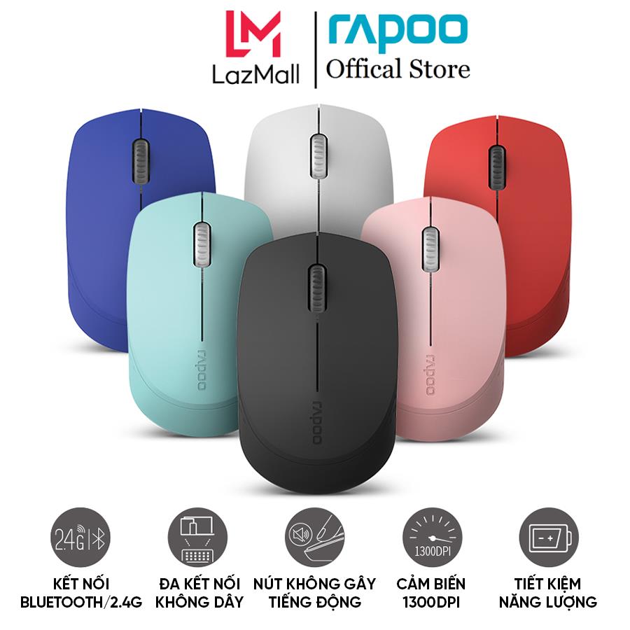 Chuột không dây Bluetooth Rapoo M100G Silent