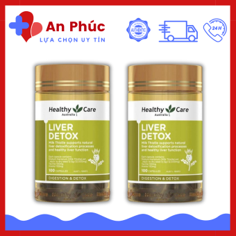 Viên uống thải độc gan Healthy Care Liver Detox 100 viên, Thải độc gan Úc Healthy Care Liver Detox