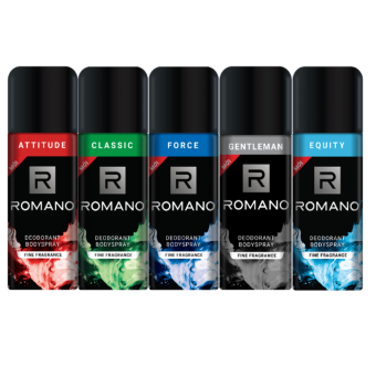 Xịt khử mùi toàn thân Romano 150ml