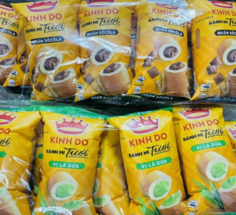 combo 10 bánh mì kinh đô,bánh mì tươi,bánh mì ngọt,bánh mì ổ vị nhân bơ sữa ,socola, môn ( GIAO NGẪU NHIÊN) - Ổ  /40GAM