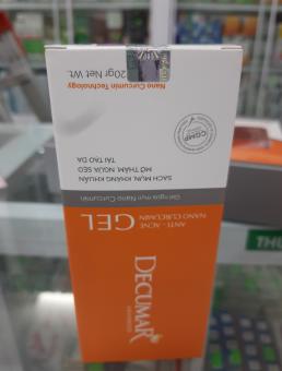 bộ đôi ưu việt sữa rửa mặt decumar 50g và kem ngừa mụn seo decumar new
