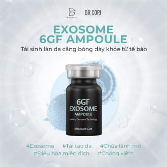 Tế Bào Gốc Phục Hồi, Chống Lão Hóa Dr Pluscell 6GF Exosome Ampoule Tái Tạo Da