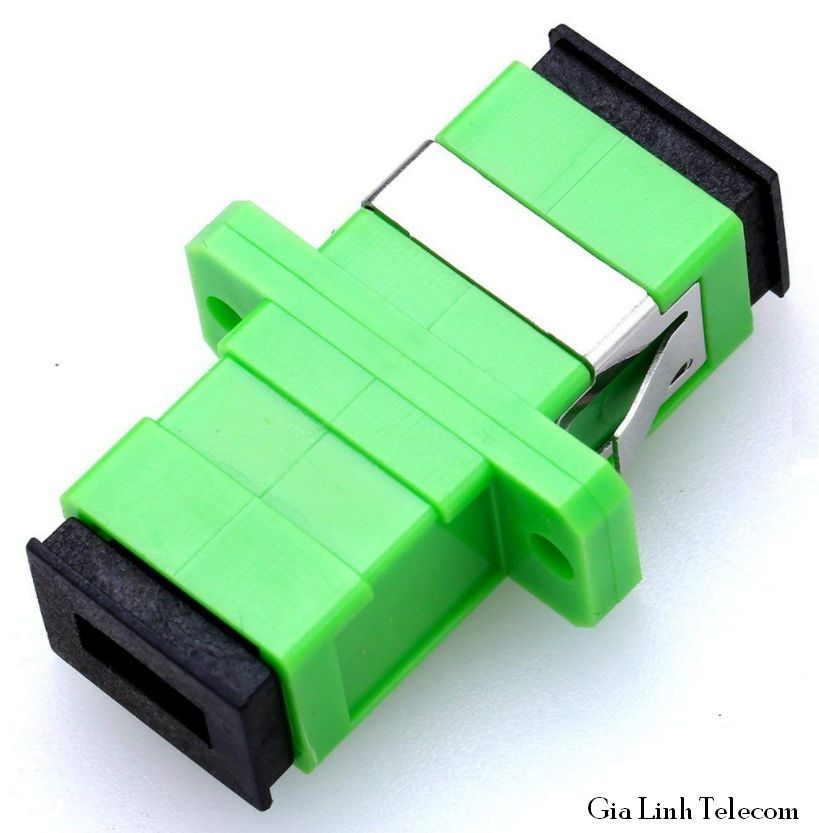Khớp nối đầu sợi quang coupler sc-sc apc đơn - adapter sc apc
