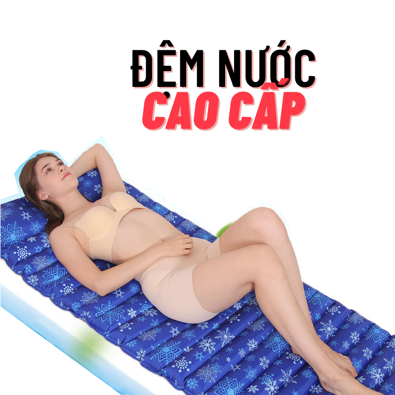 Đệm nước Gia Long kích thước 170x70 - Nệm nước siêu bền hàng chính hãng nằm là mát -Đệm cho người già trẻ nhỏ người bệnh người lái xe đường dài