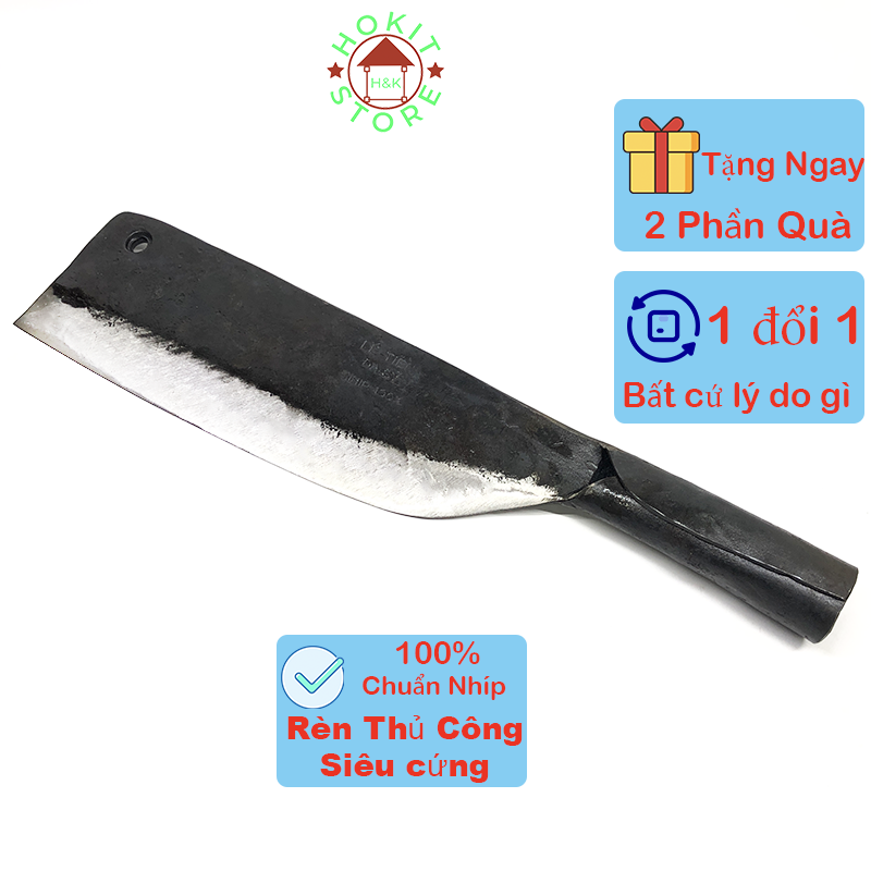 Dao chặt gà vịt xương lợn hàng thửa nặng 1,2-1,4KG chuyên chặt xương siêu cứng siêu bền