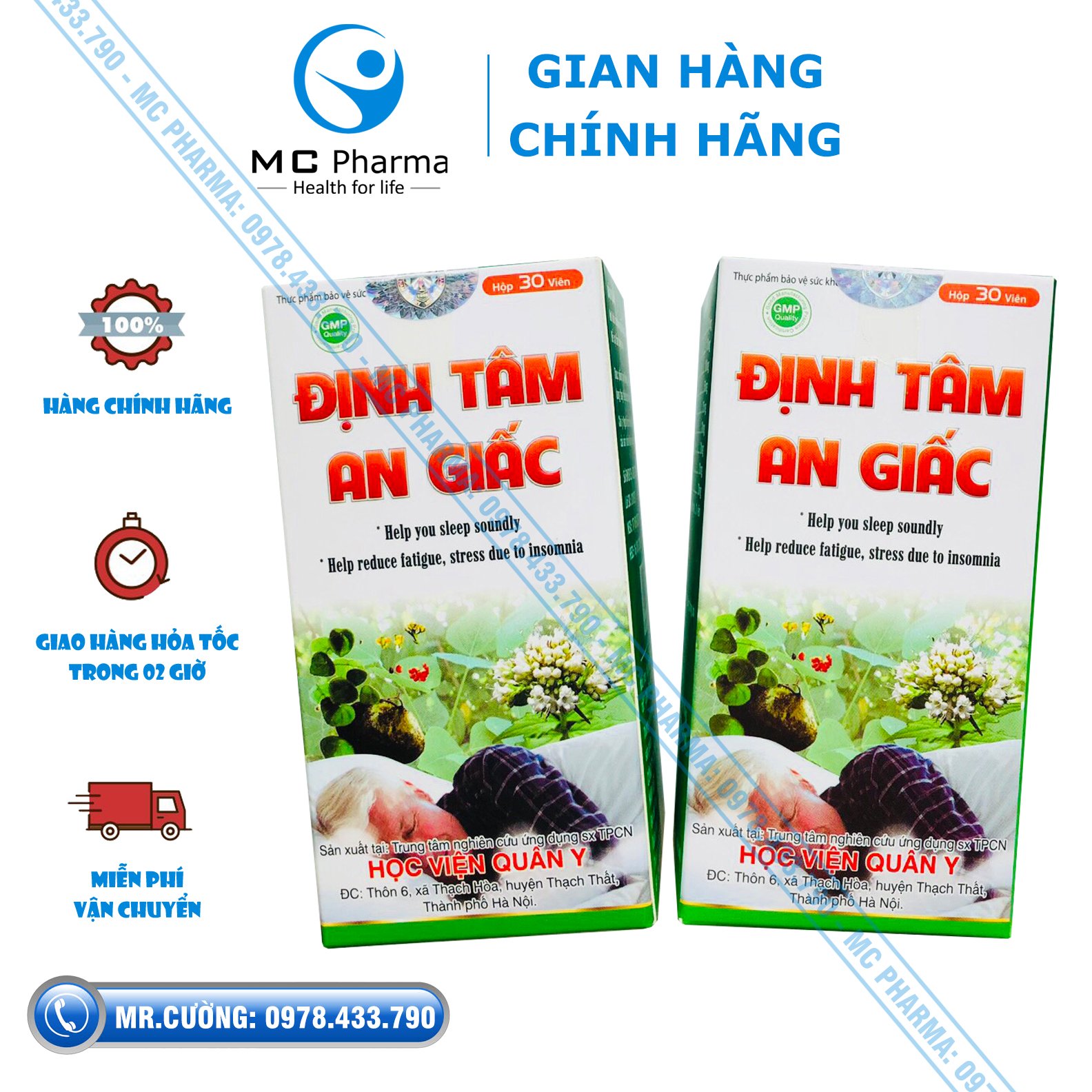 Định tâm an giấc Học viện quân y