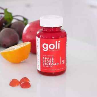 Kẹo dẻo giấm táo Goli giảm cân detox đẹp da - Goli Apple Cider Vinegar Gummies