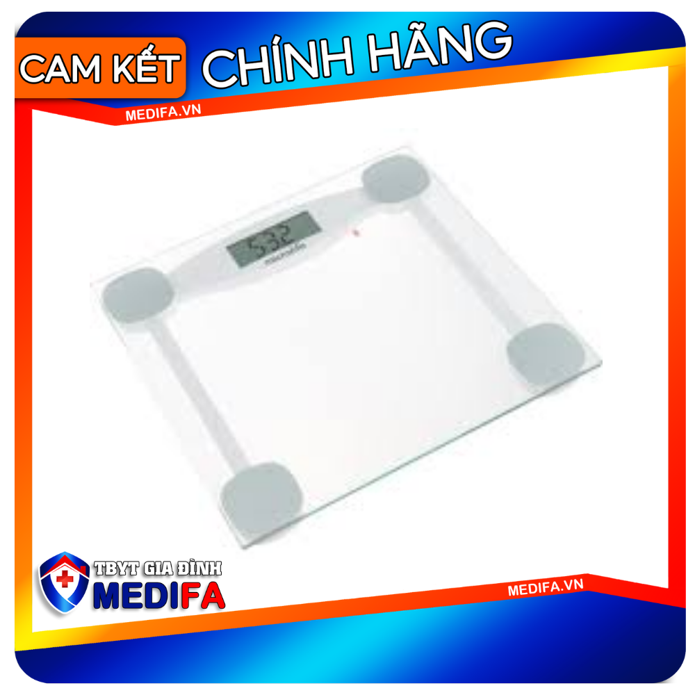 Cân sức khỏe điện tử Microlife WS 50A màn hình hiển thị loại LCD, Cân điện tử thông minh có cảm biến đưa ra kết quả nhanh chóng chính xác, trọng lượng tối đa lên đến 150kg