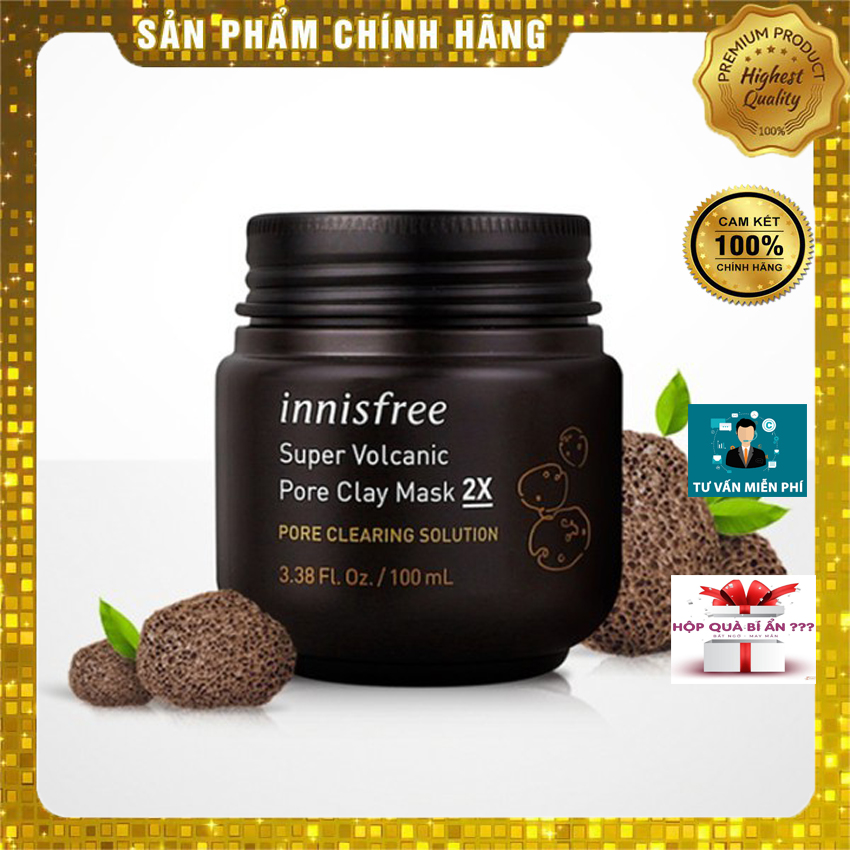 Mặt Nạ Đất Sét Tro Núi Lửa Innisfree Mới Nhất Giúp Trắng Da Sạch Mụn Và Se Khít Lỗ Chân Lông Sản Phẩm Làm Đẹp Từ Hàn Quốc