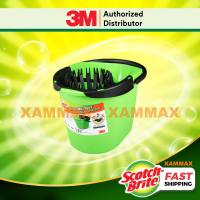 3M Scotch-Brite Cone Wringer Easy Squeeze Bucket Mop Bucket Floor Cleaning Bucket Household Cleaning Pail Durable Wringer Bucket