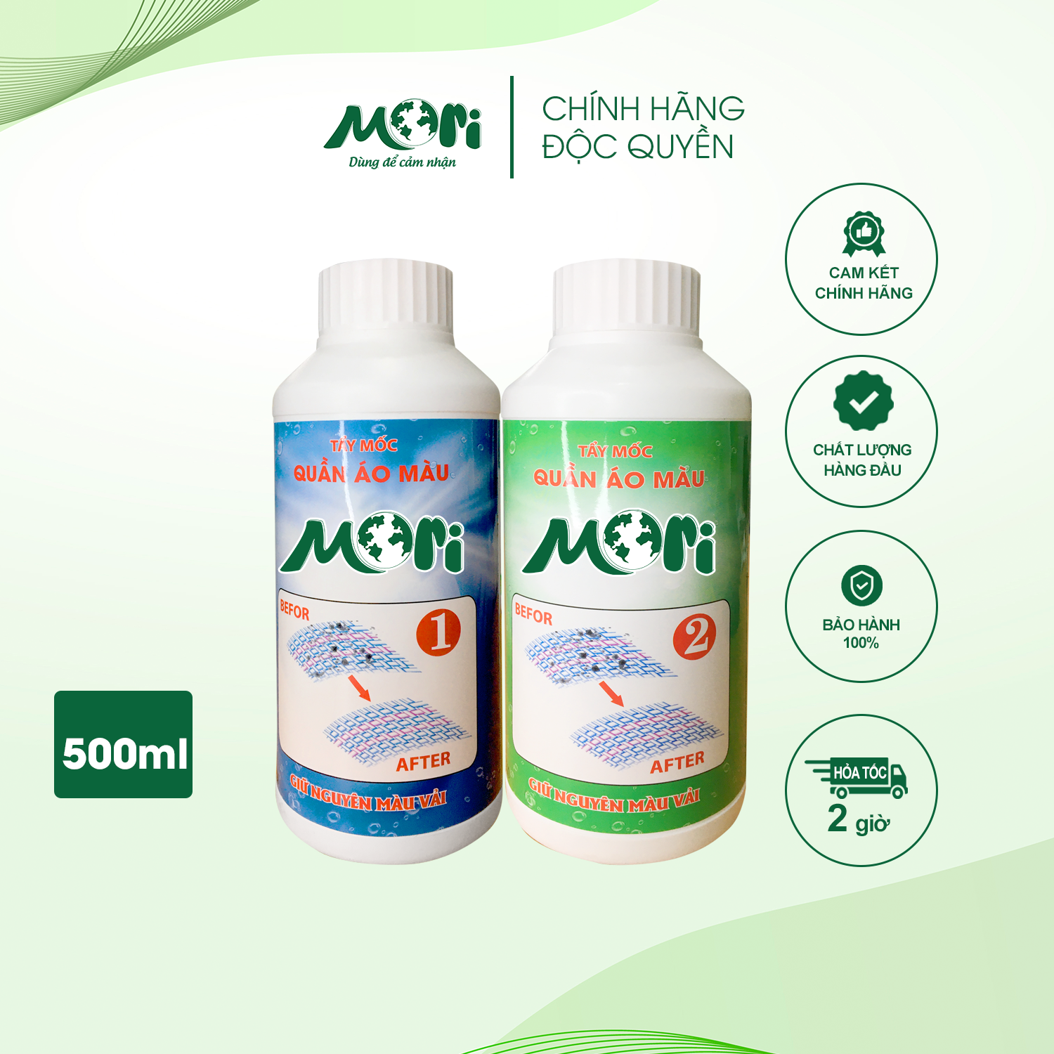 Tẩy mốc quần áo