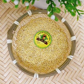 Hạt kê nếp sạch vỏ thơm dẻo làm bánh nấu sữa