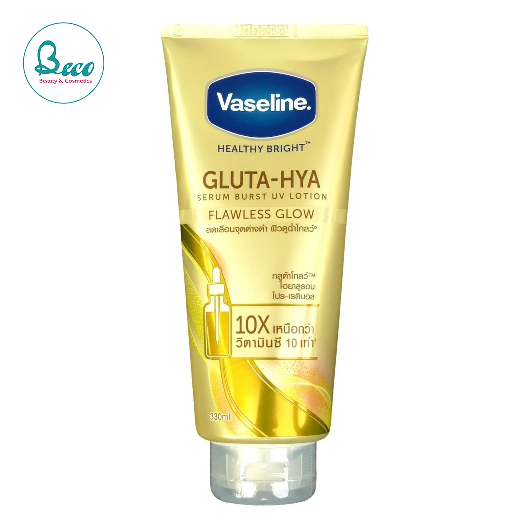Sữa dưỡng thể vaseline healthy bright gluta hya 10x