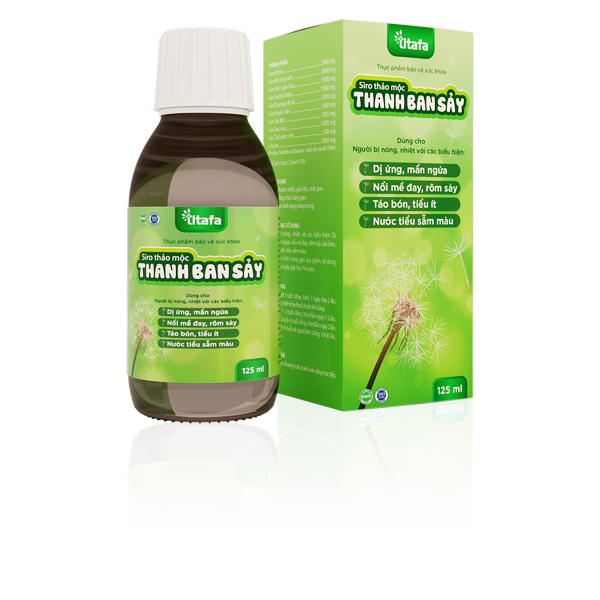 Siro thảo mộc thanh ban sảy - chai 125ml