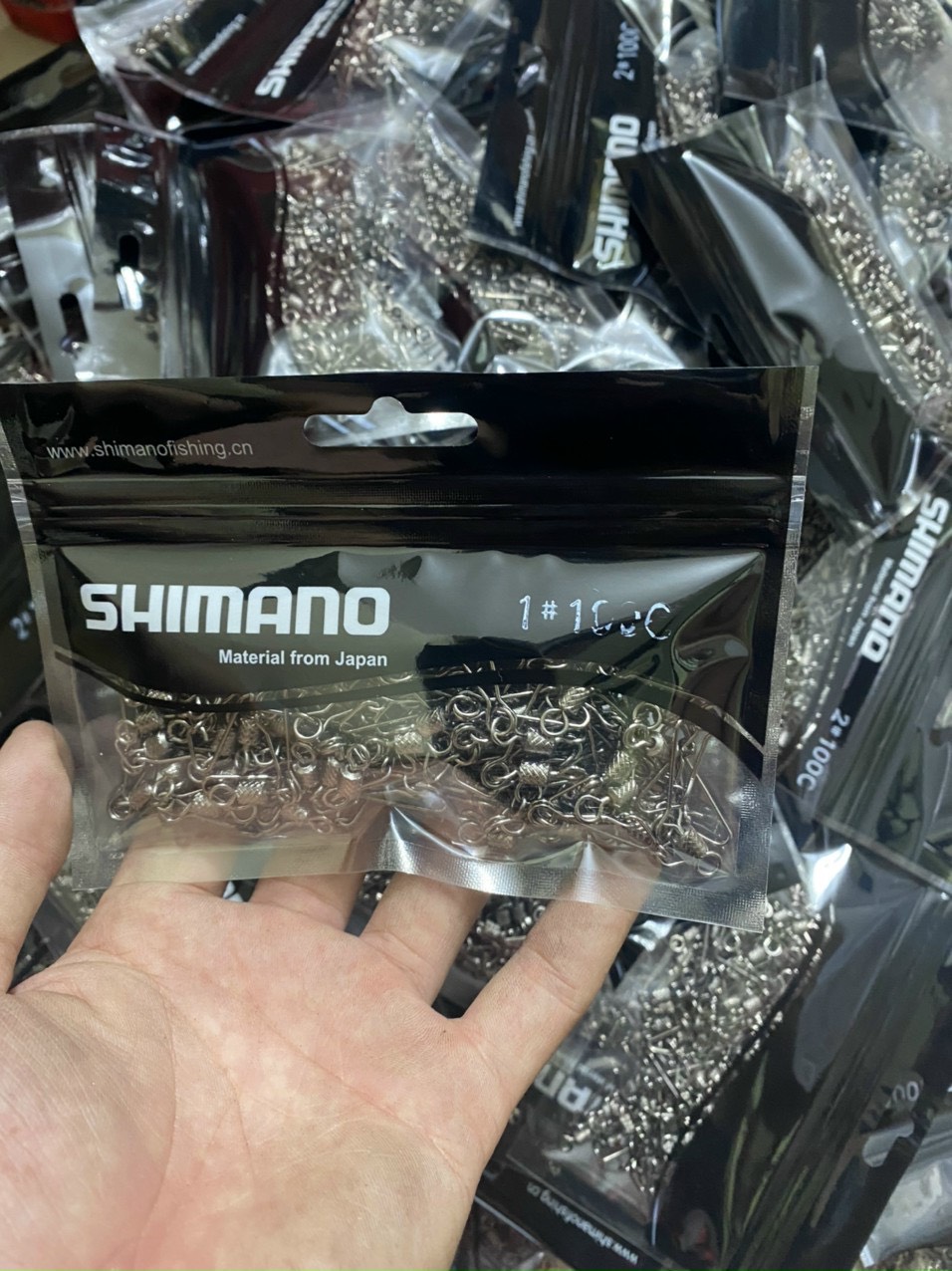 Khóa link câu cá nhật bản shimano - chống xoắn 2 vòng đủ số từ 1>> 6
