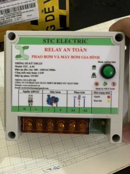 Phao Điện Bồn Nước Relay An Toàn A01 STC Dùng Cho Người  Việt Loại Bỏ Mất An Toàn Phao Điện Máy Bơm