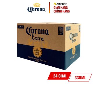 Bia Corona Extra Thùng 24 Chai 330ml - Bia Nhập Khẩu