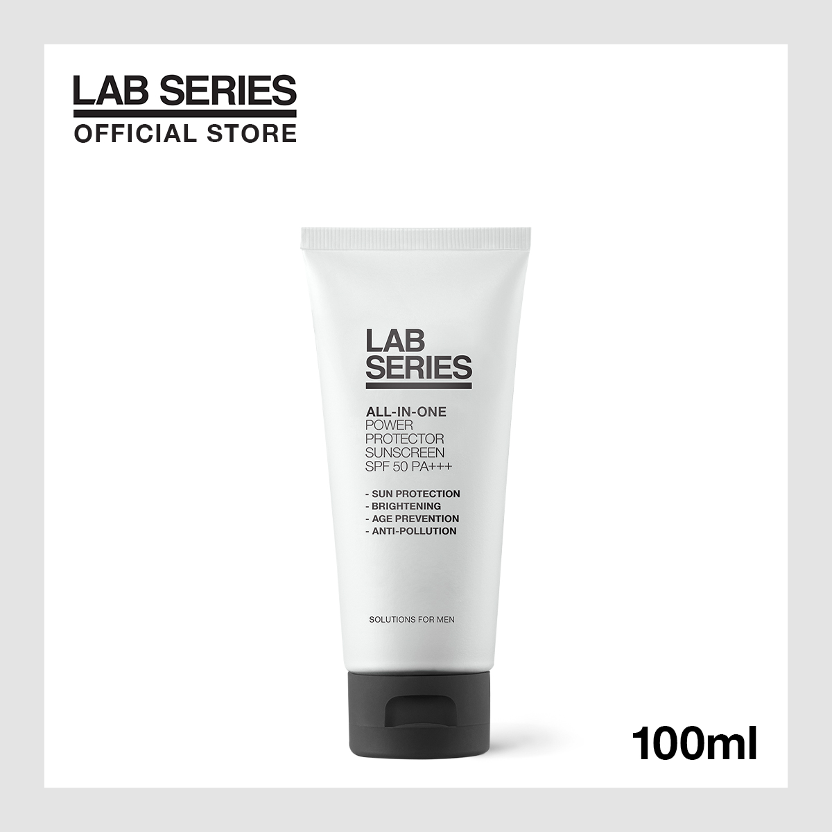 LAB SERIES All-In-One Power Protector Sunscreen SPF 50 PA+++ 100ml (skin care for men, men skin care, skincare for men, lab series for men, Moisturizer with SPF for men) ราคา 2,500 บาท*ส่งฟรี
