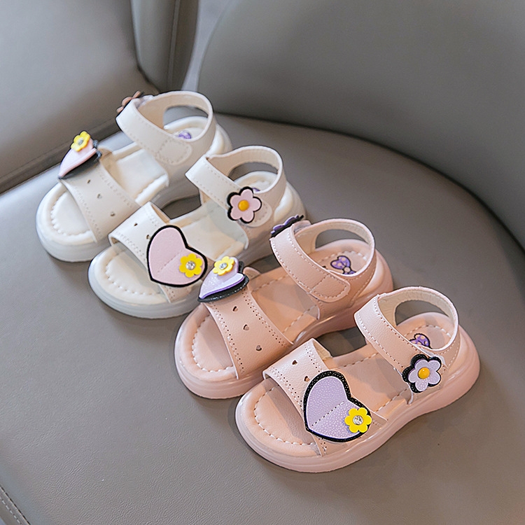 Giày sandal xăng đan cho bé gái đế có đèn