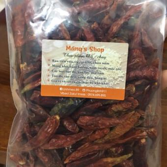 Ớt sấy khô nguyên trái thơm cay (gói 200g)