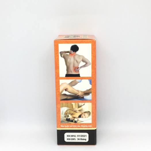 Dầu massage Huế hiệu Bé Thơ_xoa bóp giảm đau nhức, tê thấp