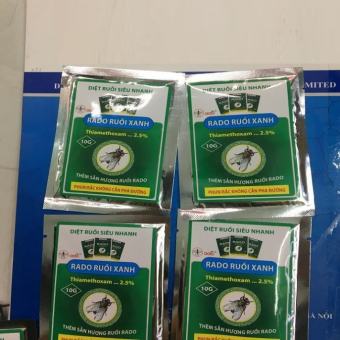 Thuốc diệt ruồi Rado Ruồi Xanh – diệt ruồi hiệu quả cao 10GRAM