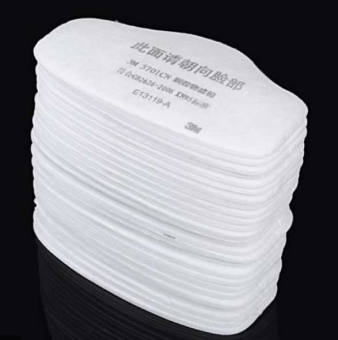 10 bông lọc dự phòng cho mặt nạ phòng độc 3m3200