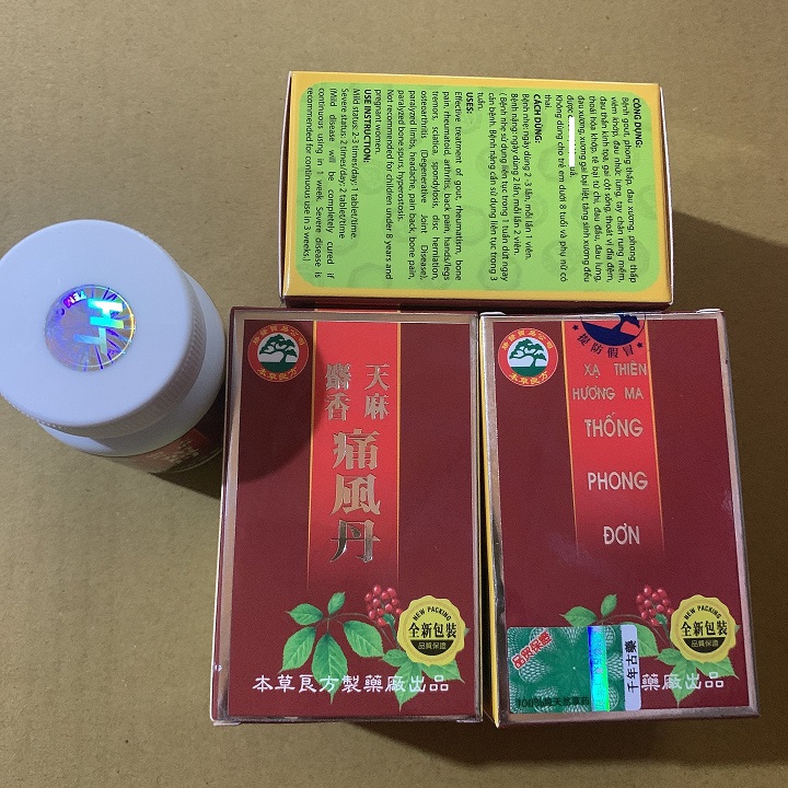 Xạ hương thiên ma thống phong đơn – hỗ trợ xương khớp